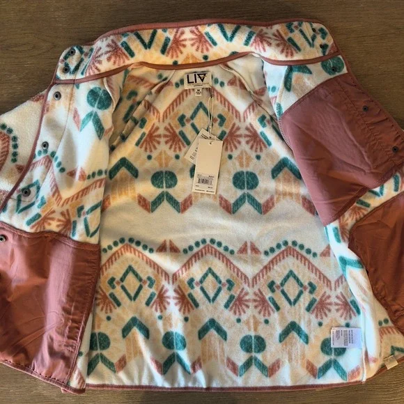 NEW Liv Outdoor Insulating Fleece Dusk Jacket/Shacket-Cedarwood Folklore-Size M - Picture 14 of 16